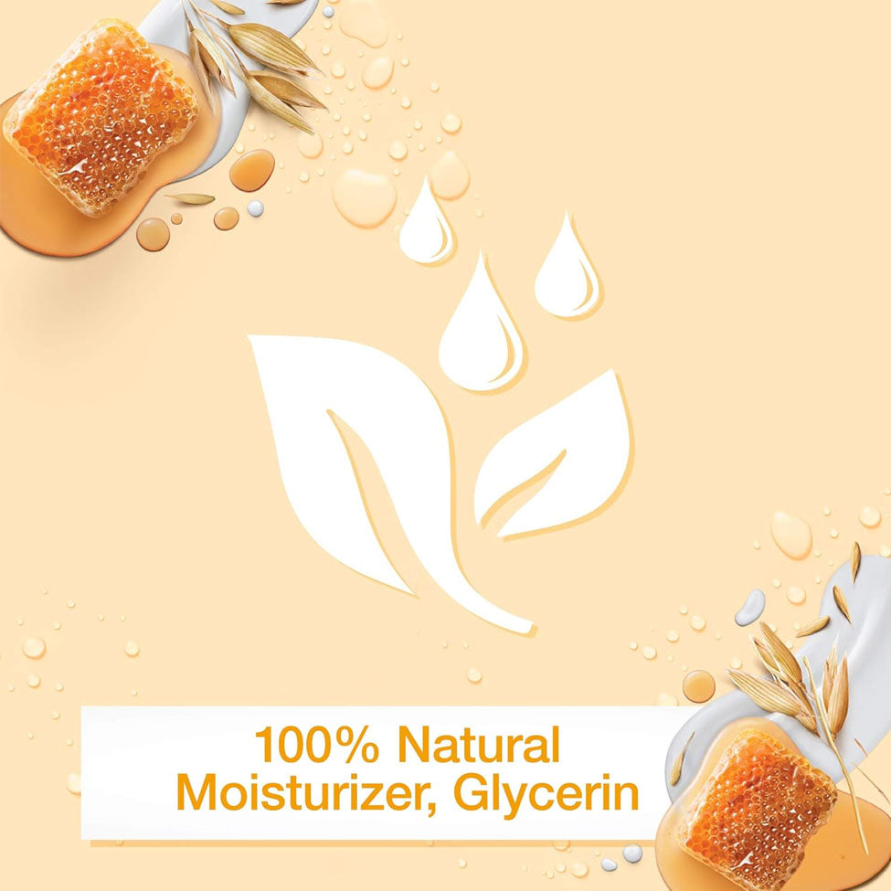 جونسون كريم للجسم مع خلاصه اللبن والعسل والشوفان