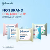 جونسون مناديل منظفة ومغذية للوجه