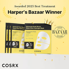 Cosrx Advanced Snail Mucin Glass Glow Hydrogel Mask 3 Piece