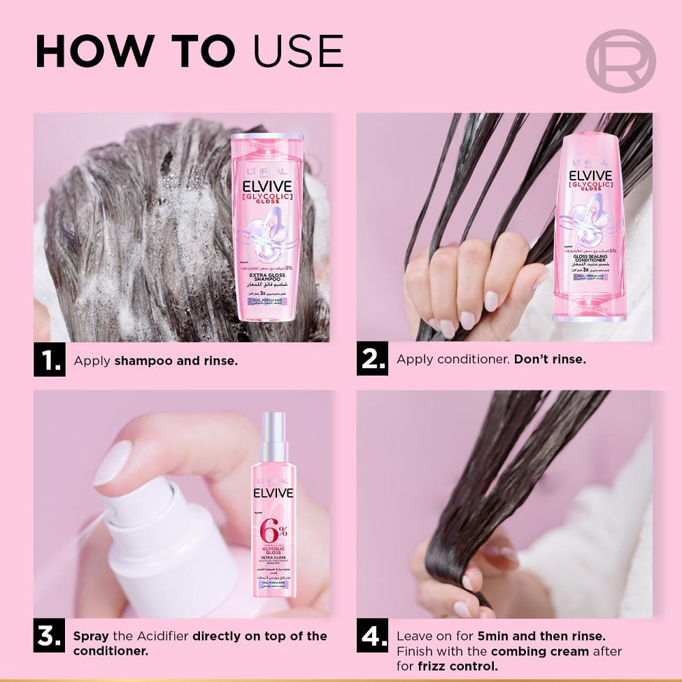 لوريال كريم شعر ليف ان ايلفيف جليكوليك جلوس 200 مل | صيدلية.كوم.