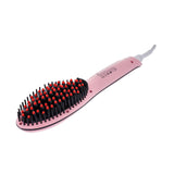 Style a thermal hair brush to smooth hair