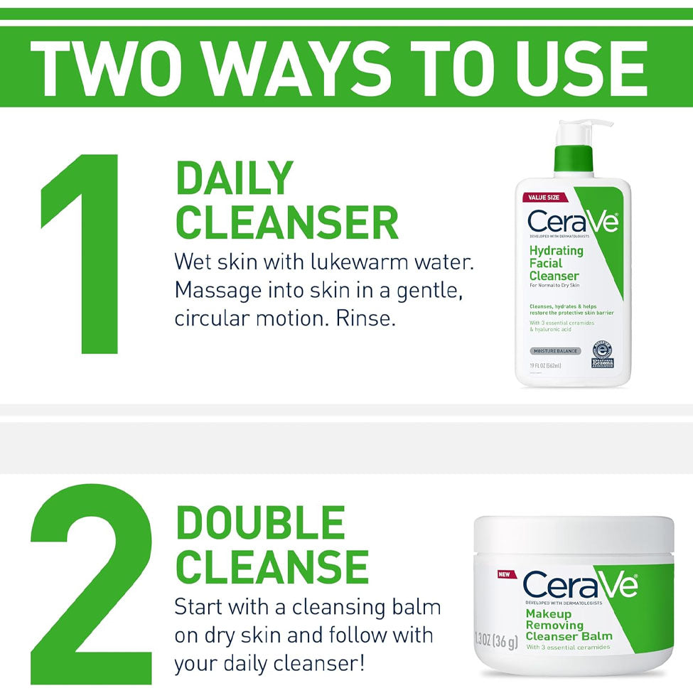 غسول الوجه المرطب للبشرة الجافة من سيرافي خالي من العطور 473 مل | صيدلية.كوم.