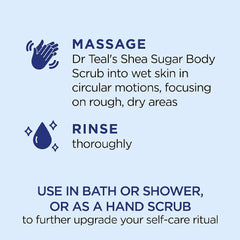Dr.Teals Body Scrub With Sugar, Shea Butter, Citrus, And Vitamin C 538 Gm