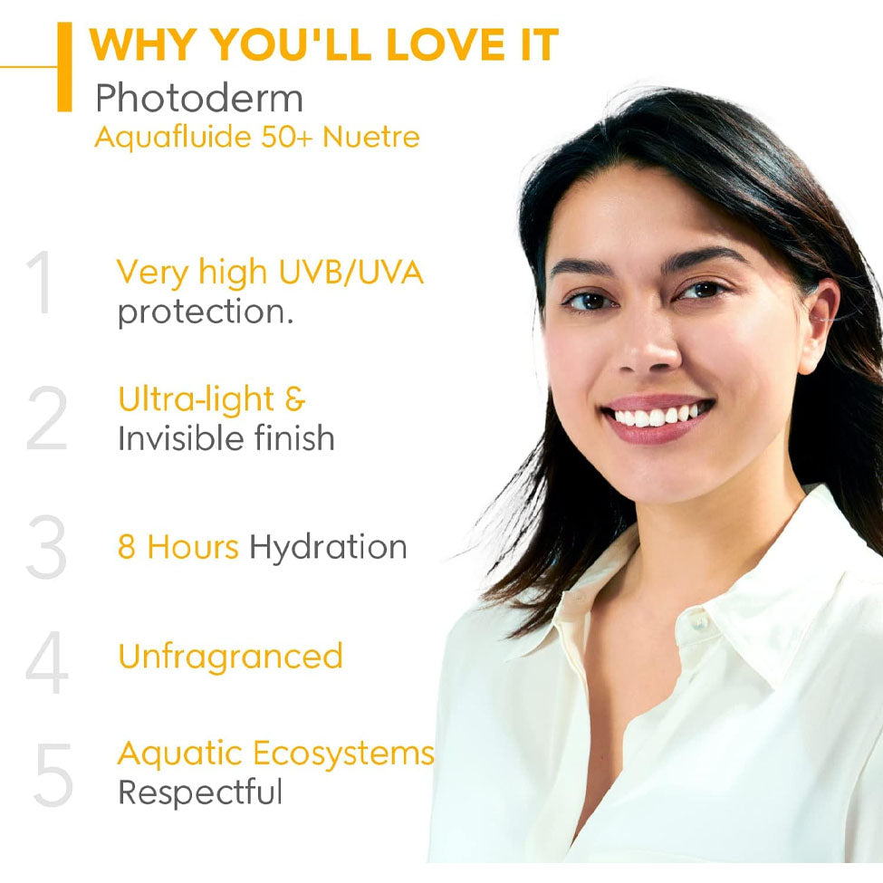 بيوديرما واقي شمس شفاف فوتو ديرم أكوافلويد 50+ 40مل | صيدلية.كوم.