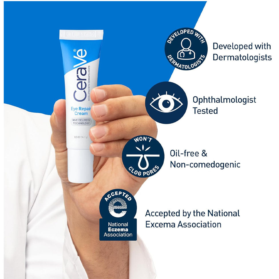 5- كريم العين سيرافي للهالات والانتفاخات بحمض الهيالورونيك 14 مل