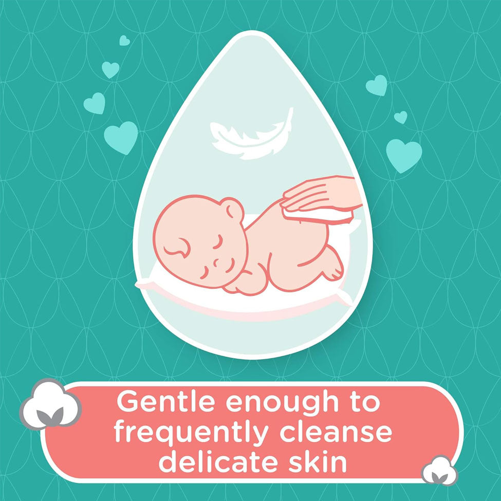 جونسون مناديل أطفال ملمس القطن