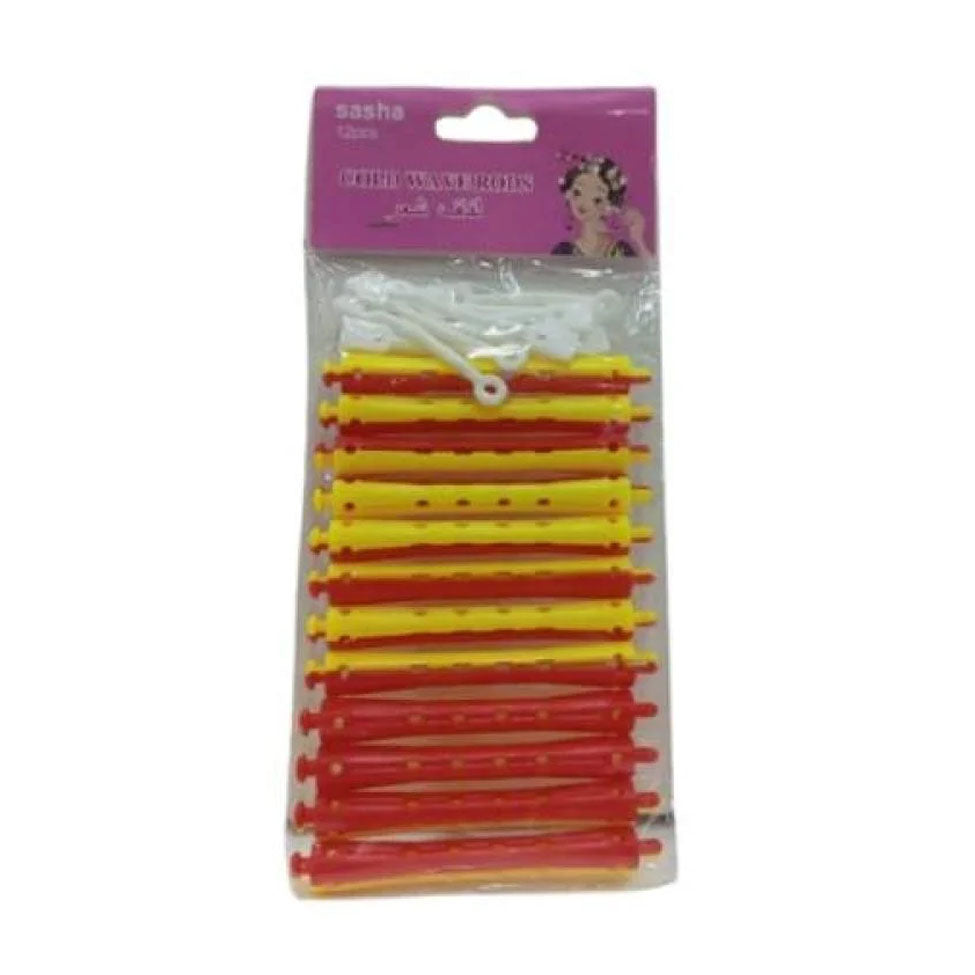 ساشا لفافات شعر بلاستيكية صغيرة الحجم 12 قطعة | صيدلية.كوم.