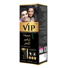 VIP شامبو صبغة الشعر طبيعي بمستخلص اللؤلؤ لون اسود
