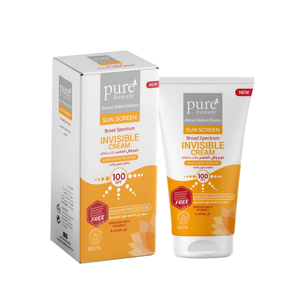 كريم واقي شمس عامل حمايه 100 من بيور بيوتي 50 مل | صيدلية.كوم.