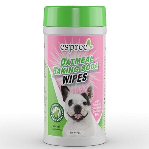 إسبري مناديل بدقيق الشوفان للكلاب برائحة الأعشاب 50 منديل | صيدلية.كوم.