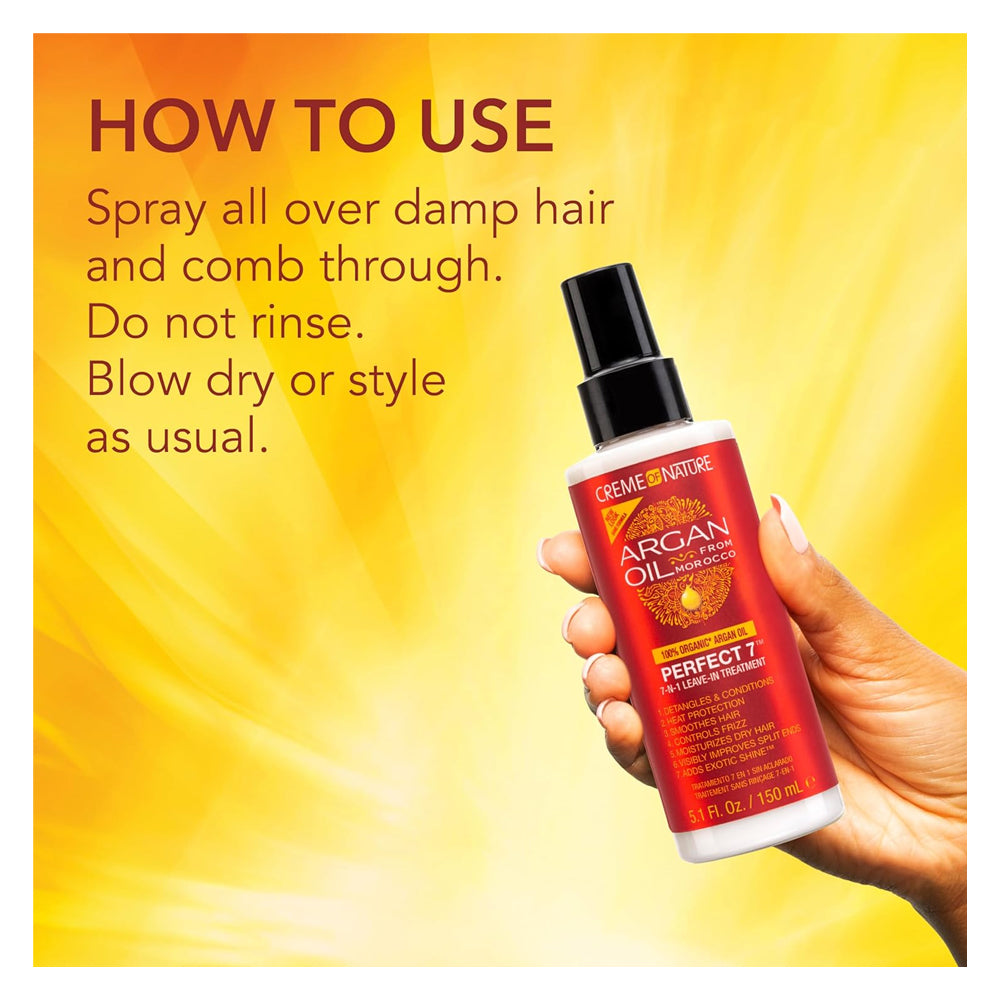 معالج الشعر بزيت الأرغان ميراكل 7*1 بحجم 150 مل من كريم اوف نيتشر | صيدلية.كوم.