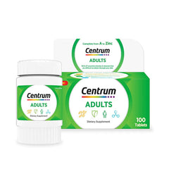 سنتروم مكمل غذائي متعدد الفيتامينات للبالغين 100 حبة | صيدلية.كوم.