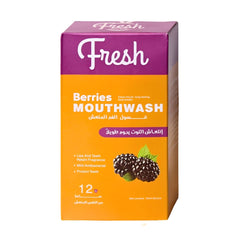 Fresh Mouth Wash Berry Refreshment 10 ml x 20 Pieces