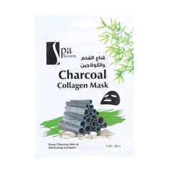 قناع الفحم والكولاجين 28 مل من سبا سيستم