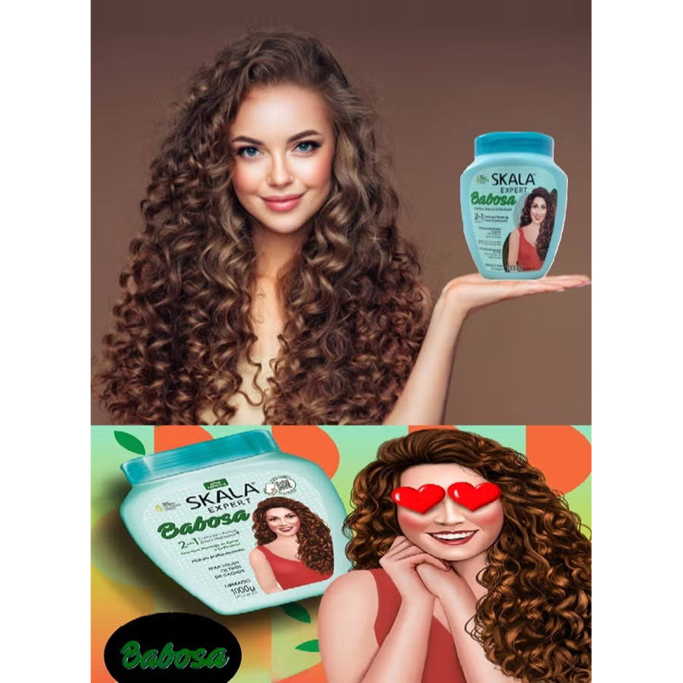 كريم شعر بابوسا بخلاصه الصبار 1000 جرام من سكالا | صيدلية.كوم.