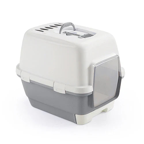 ستيفان بلاست كاثي صندوق رمل للقطط مع درج وسكوب وفلتر هواء |  صيدلية.كوم.