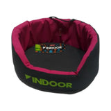 زولكس إندور سلة حيوانات صغيرة وسط زهري/رمادي | صيدلية.كوم.