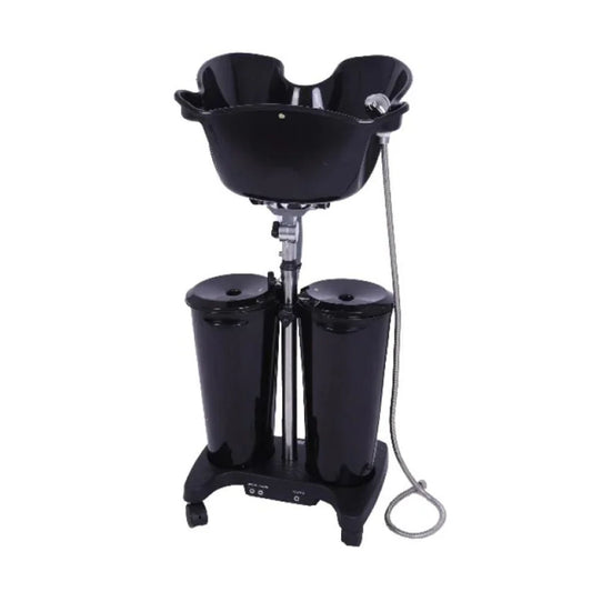 مغسلة شعر متنقلة حوضين اسود T0142 |  صيدلية.كوم.