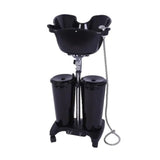 مغسلة شعر متنقلة حوضين اسود T0142 | صيدلية.كوم.