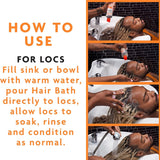 Cantu Protective Styles by Angela Hair Bath & Cleanser with Apple Cider Vinegar & Aloe 296 ml