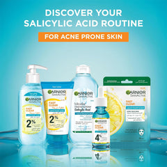 Garnier Daily Exfoliating Facial Cleanser Fast Purifying Vitamin C for acne-prone skin 150 ml