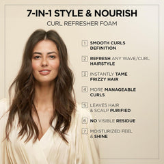 ويلا رغوة شعر إنعاش التجاعيد 7 في 1 ديلوكس 200 مل