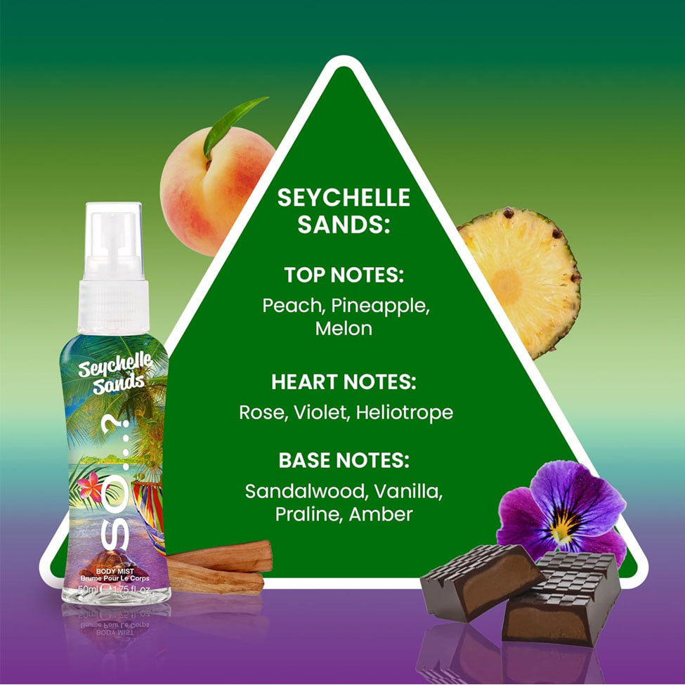 Set of body spray deodorants from So 4 × 50 ml