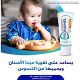 سنسوداين معجون أسنان واقي المينا للأطفال والرضع من 0-2 سنة بنكهة النعناع الخفيف 50 مل | صيدلية.كوم.