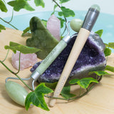 أداة تدليك للوجه ثنائية من حجر اليشم من ايكو تولز | صيدلية.كوم.