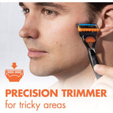 ماكينة حلاقة فيوجن 5 + 2 شفرة من جيليت