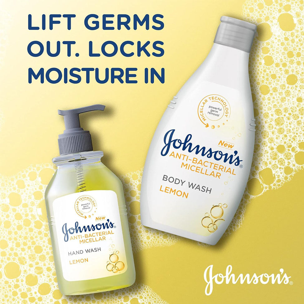 سائل استحمام مضاد للبكتيريا ليمون 250 مل من جونسون | صيدلية.كوم.
