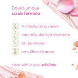 Dove Body Scrub With Himalayan Salt And Rose Oil 425 Gm