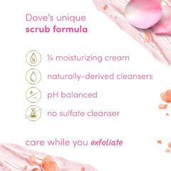 دوف مقشر للجسم بملح الهيمالايا وزيت الورد 425 جرام