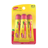 Carmex Strawberry Lip Balm Medicated 3 Pieces