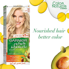 غارنييه كولور ناتشرلز صبغة شعر اشقر ثلجي فاتح 10