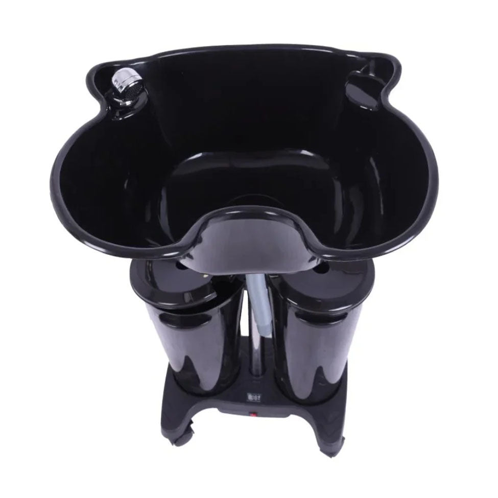 مغسلة شعر متنقلة حوضين اسود T0142 | صيدلية.كوم.