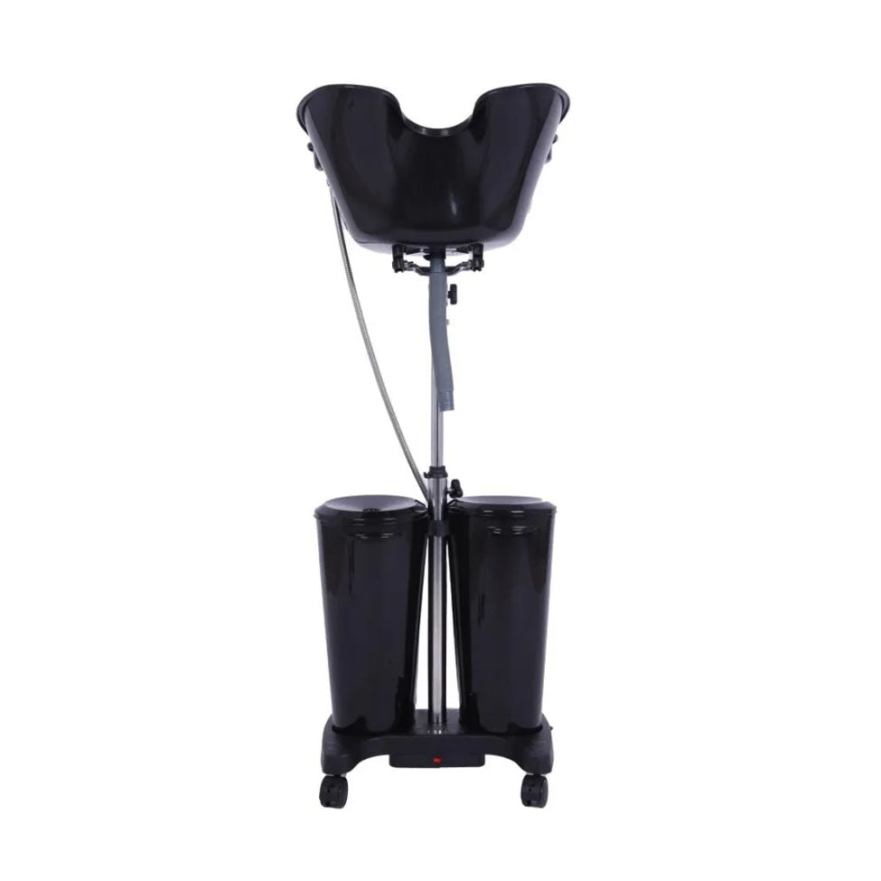 مغسلة شعر متنقلة حوضين اسود T0142 | صيدلية.كوم.