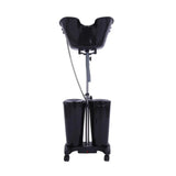 مغسلة شعر متنقلة حوضين اسود T0142 | صيدلية.كوم.