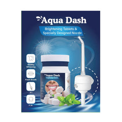 Aqua Dash Brightening Tablets & Specially Designed Nozzle 30 pcs
