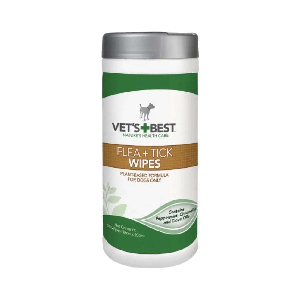 فيتس بيست مناديل للعث والبراغيث للقطط والكلاب 50 منديل | صيدلية.كوم.