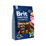 بريت بريميوم طعام جاف للكلاب ذات الوزن الزائد لجميع السلالات بنكهة الديك الرومي | صيدلية.كوم.