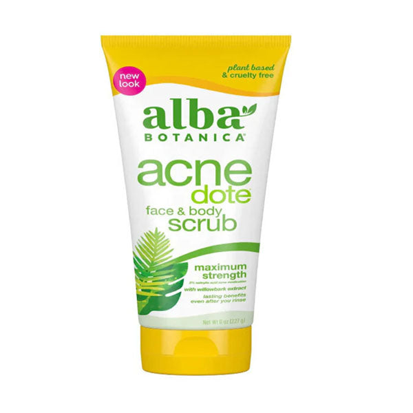 البا بوتانيكا مقشر الوجه والجسم لحب الشباب 227جم | صيدلية.كوم.