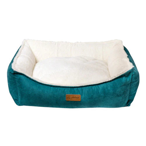 فيلاين قو تشيز كيك سرير مستطيل للقطط والكلاب لون تركواز | صيدلية.كوم.