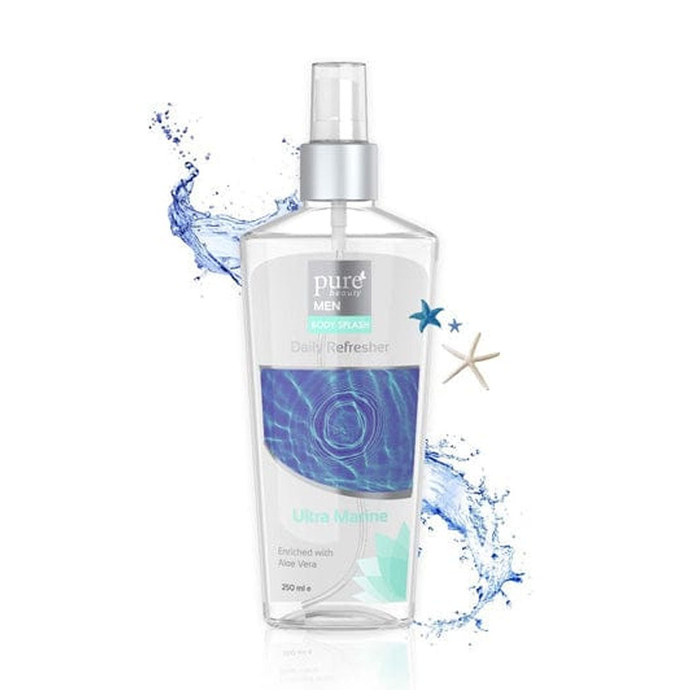 سبراي الجسم المعطر الترا مارين للرجال 250 مل من بيور بيوتي |  صيدلية.كوم.