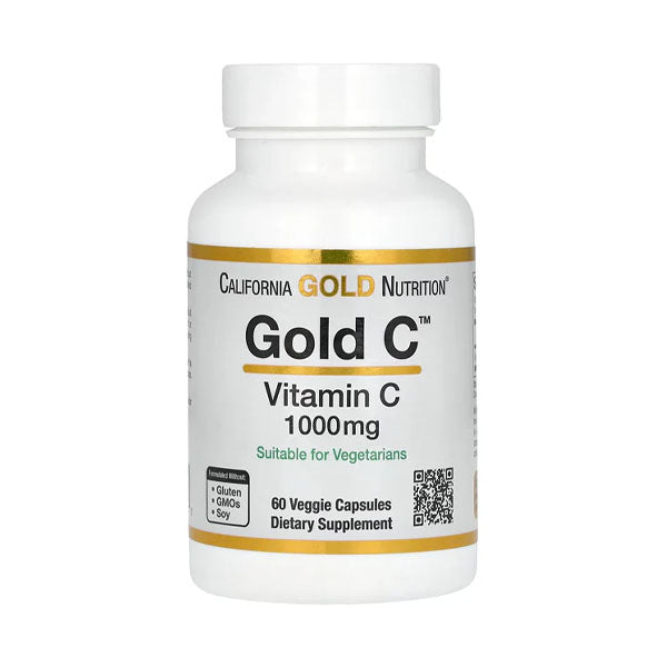 كاليفورنيا جولد نيوتريشن فيتامين سي 1000 ملجم 60 كبسولة نباتية |  صيدلية.كوم.