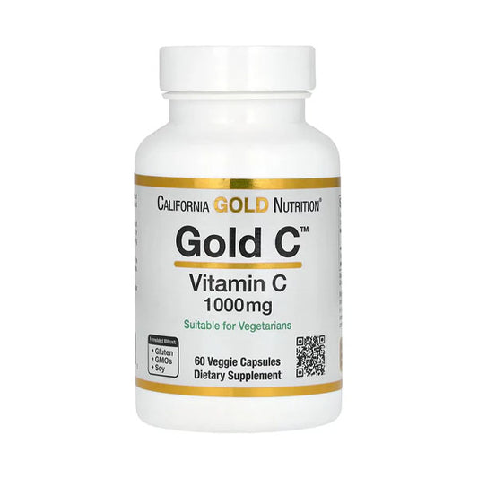 كاليفورنيا جولد نيوتريشن فيتامين سي 1000 ملجم 60 كبسولة نباتية |  صيدلية.كوم.