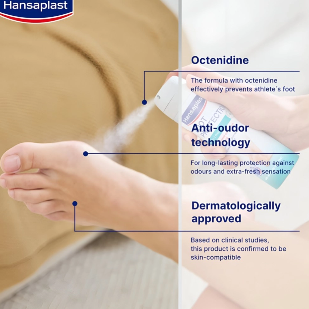 هانزا بلاست بخاخ القدمين 150 مل للحماية 2 في 1 v2 | صيدلية.كوم.