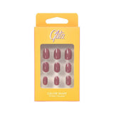 أظافر صناعية لصق ذاتي شكل اوفال سلفر 16 من جليتز | صيدلية.كوم.