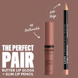 ان واي اكس ملمع الشفاه باتر جلوس بالسكر البني غير لاصق