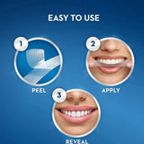 كريست شرائط تبييض الأسنان ثلاثية الأبعاد مجموعة تبييض الأسنان في ساعة واحدة 20 شريطًا